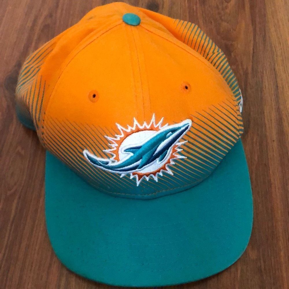 Miami Dolphins, new Era, 9fifty Snap back flat bill, trucker hat, baseball, cap